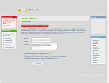 Tablet Screenshot of heilsteine.de