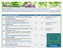 Tablet Screenshot of heilsteine.info